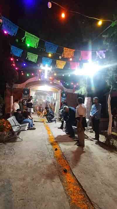 Los tintilimales, tradición de día de muertos en Iztapalapa